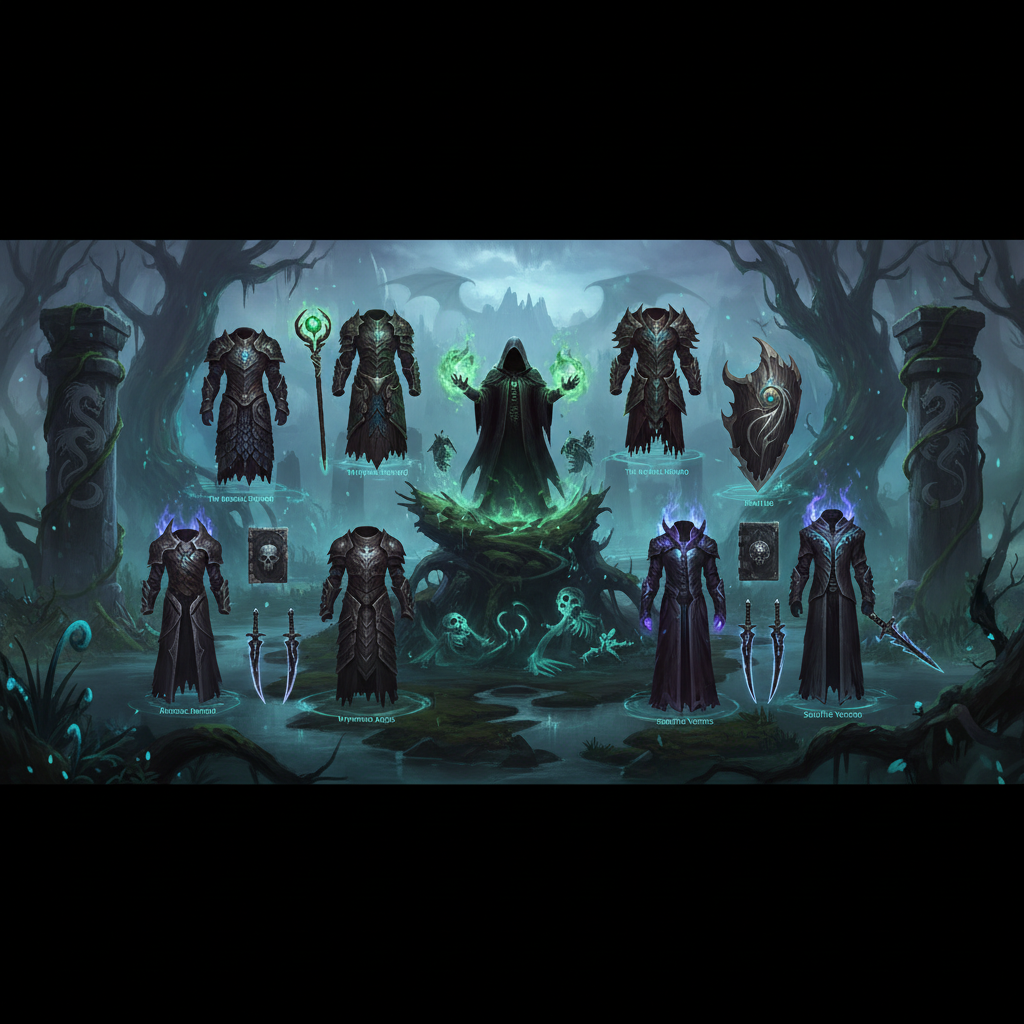 Best Gear Loadouts for the Shadowfen Necromancer in Dragonwilds