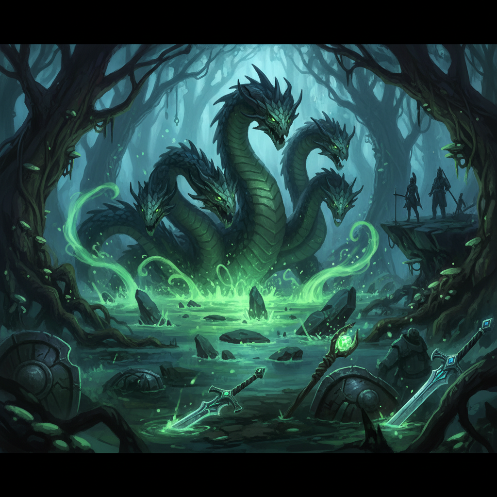 How to Defeat the Emerald Hydra of the Whispering Fen