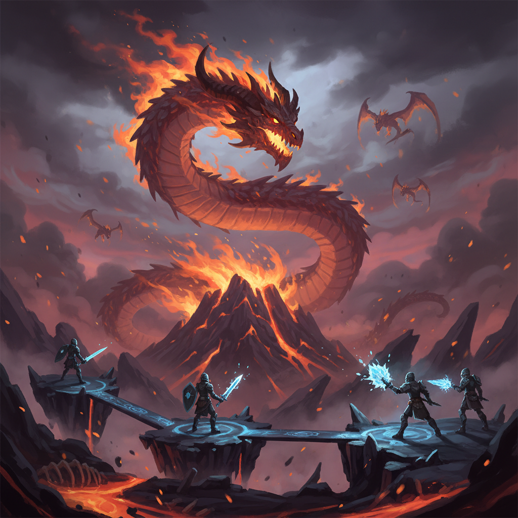 How to Defeat the Fire Wyrm of Ashfall Peak in RuneScape: Dragonwilds