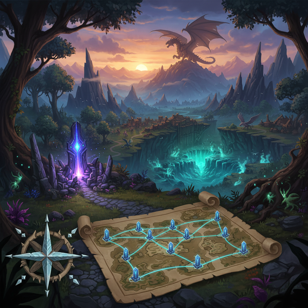 RuneScape: Dragonwilds Lodestone Locations (Fast Travel Map)