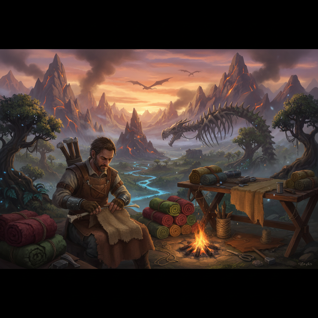 RuneScape Dragonwilds: Crafting and Using Padded Cloth
